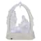 7'' LED Lighted Musical Icy Crystal Nativity Scene Christmas Decoration